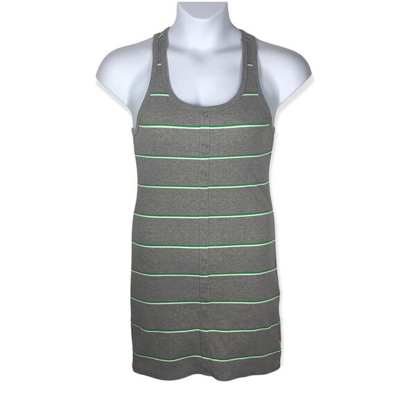 Vans Lineation Tank Mini Dress Striped Racerback Size Small Skater Retro Style - Picture 2 of 15